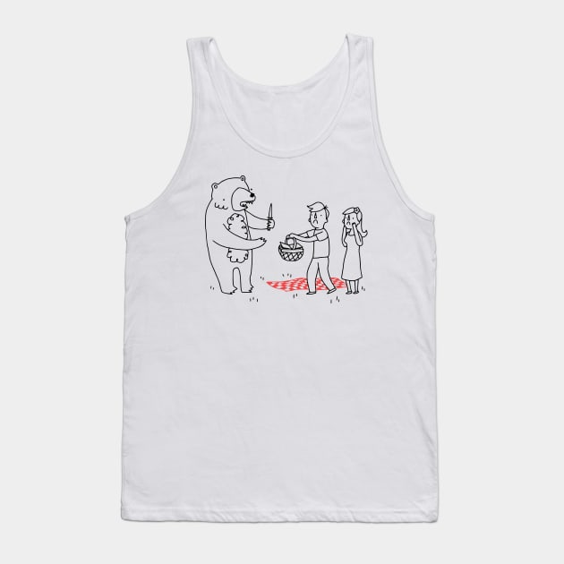 Picnic Bandit Tank Top by obinsun